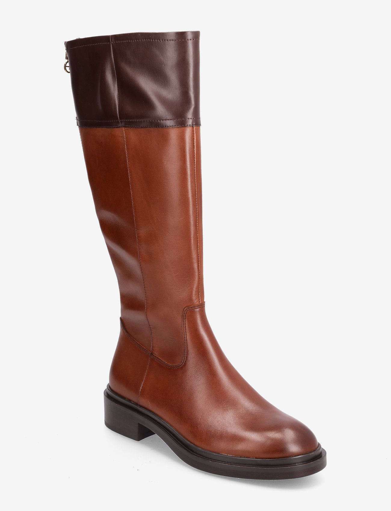 Tamaris - Women Boots - höga stövlar - cognac comb - 0