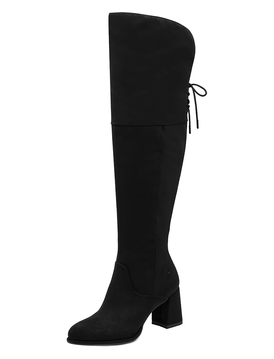 Tamaris - Women Boots - Ülepõlvesaapad - black - 0