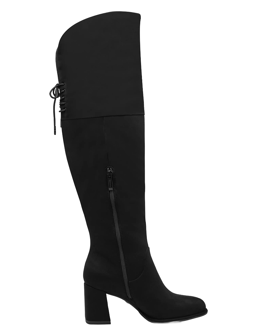 Tamaris - Women Boots - Ülepõlvesaapad - black - 2