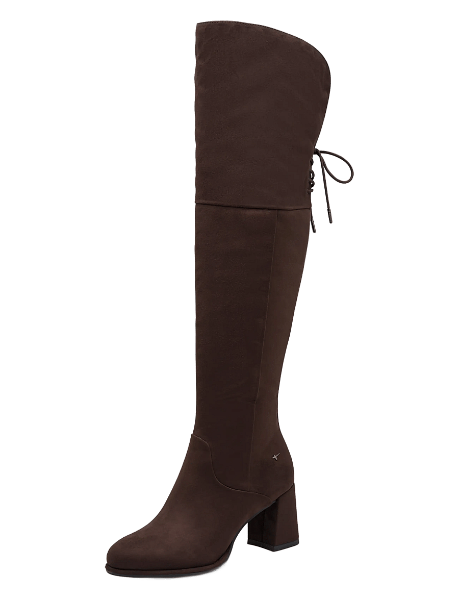 Tamaris - Women Boots - Ülepõlvesaapad - mocca - 0