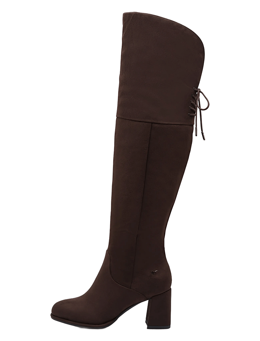 Tamaris - Women Boots - Ülepõlvesaapad - mocca - 1