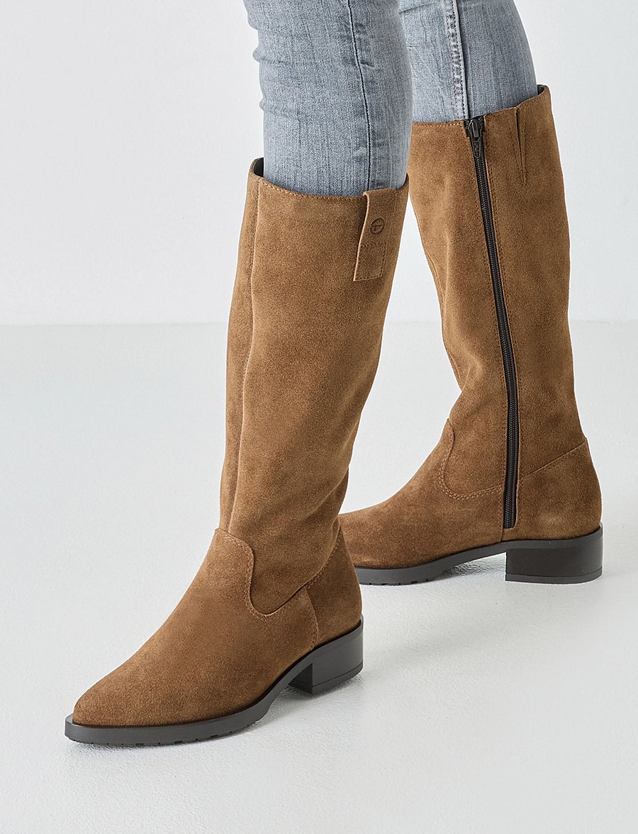 Tamaris - Women Boots - kniehohe stiefel - mocca - 5