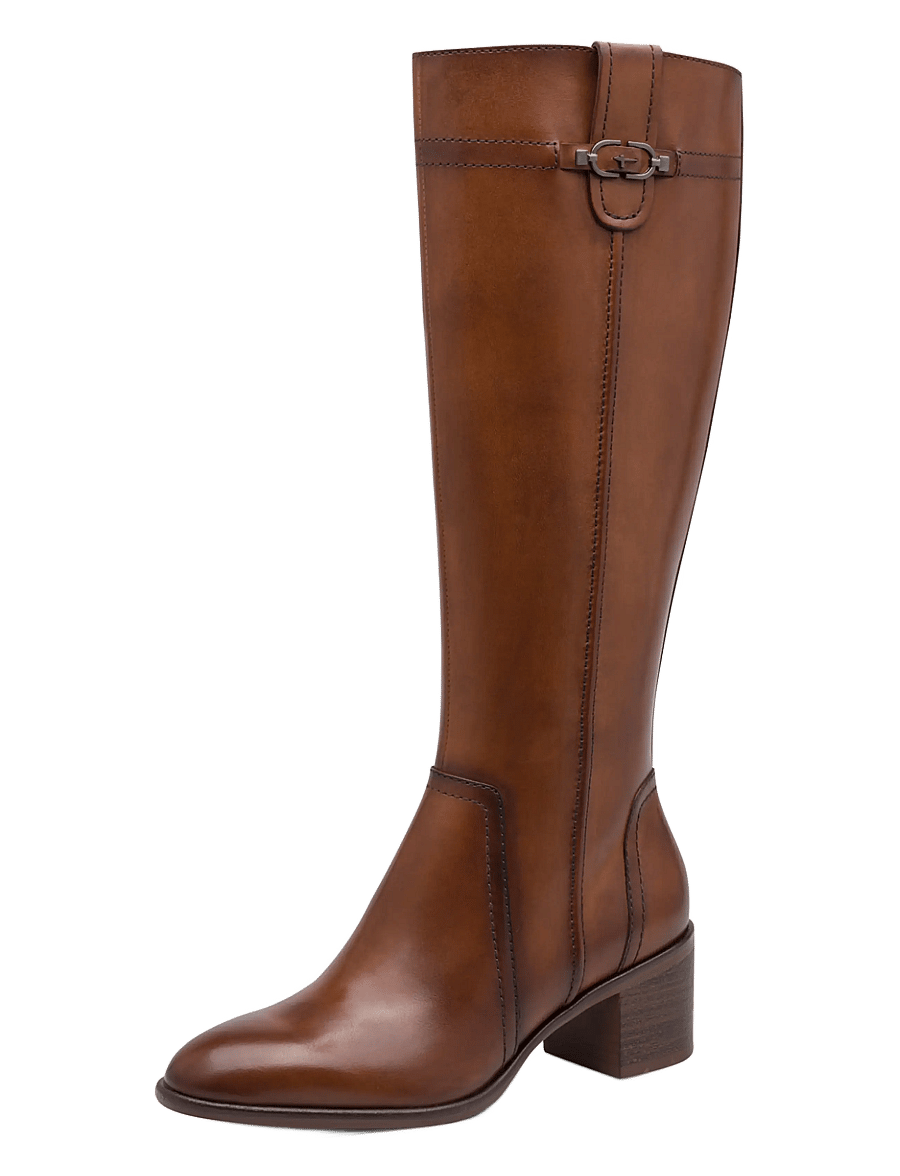 Tamaris - Women Boots - cognac leather - 0