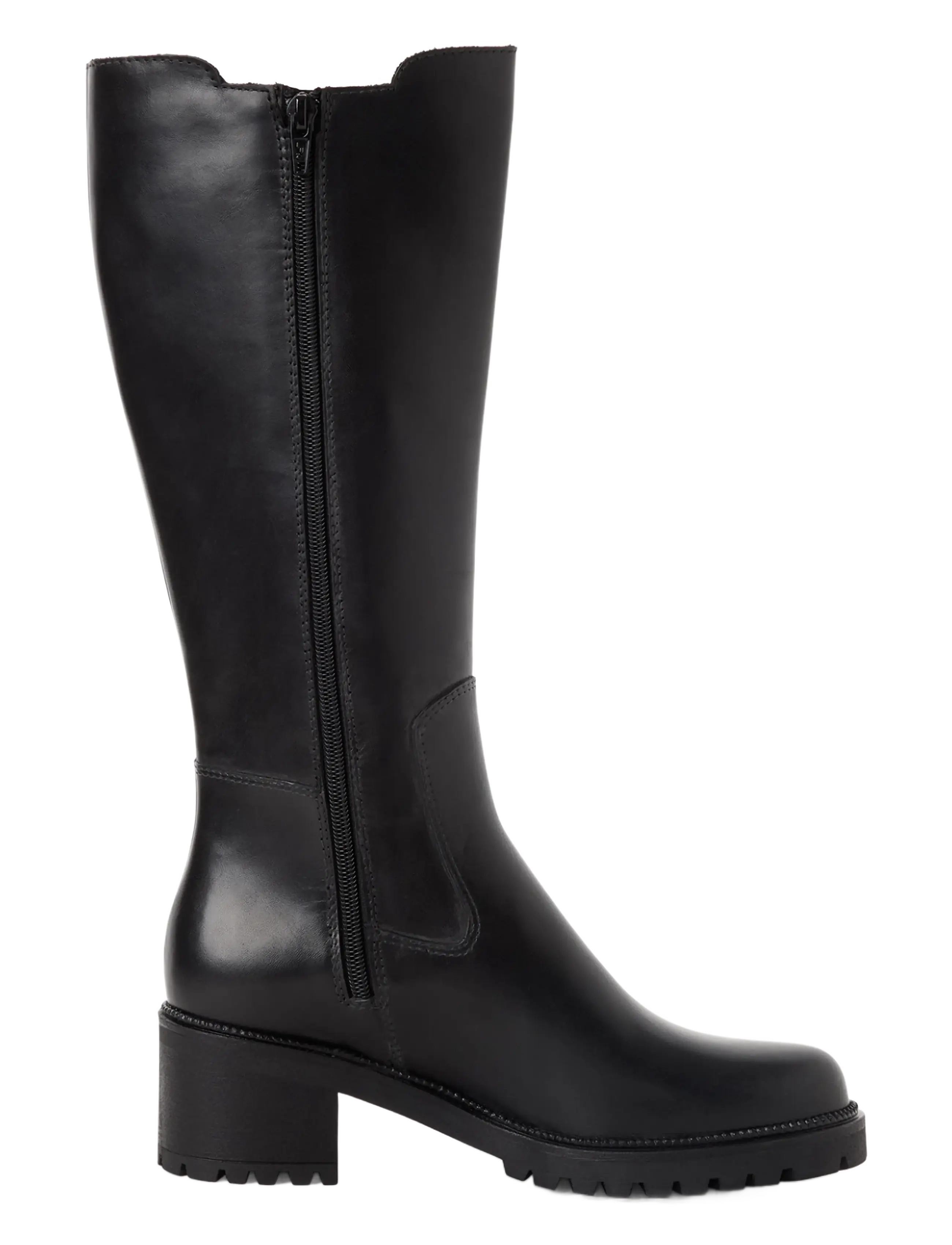 Tamaris - Women Boots - knee high boots - black leather - 2