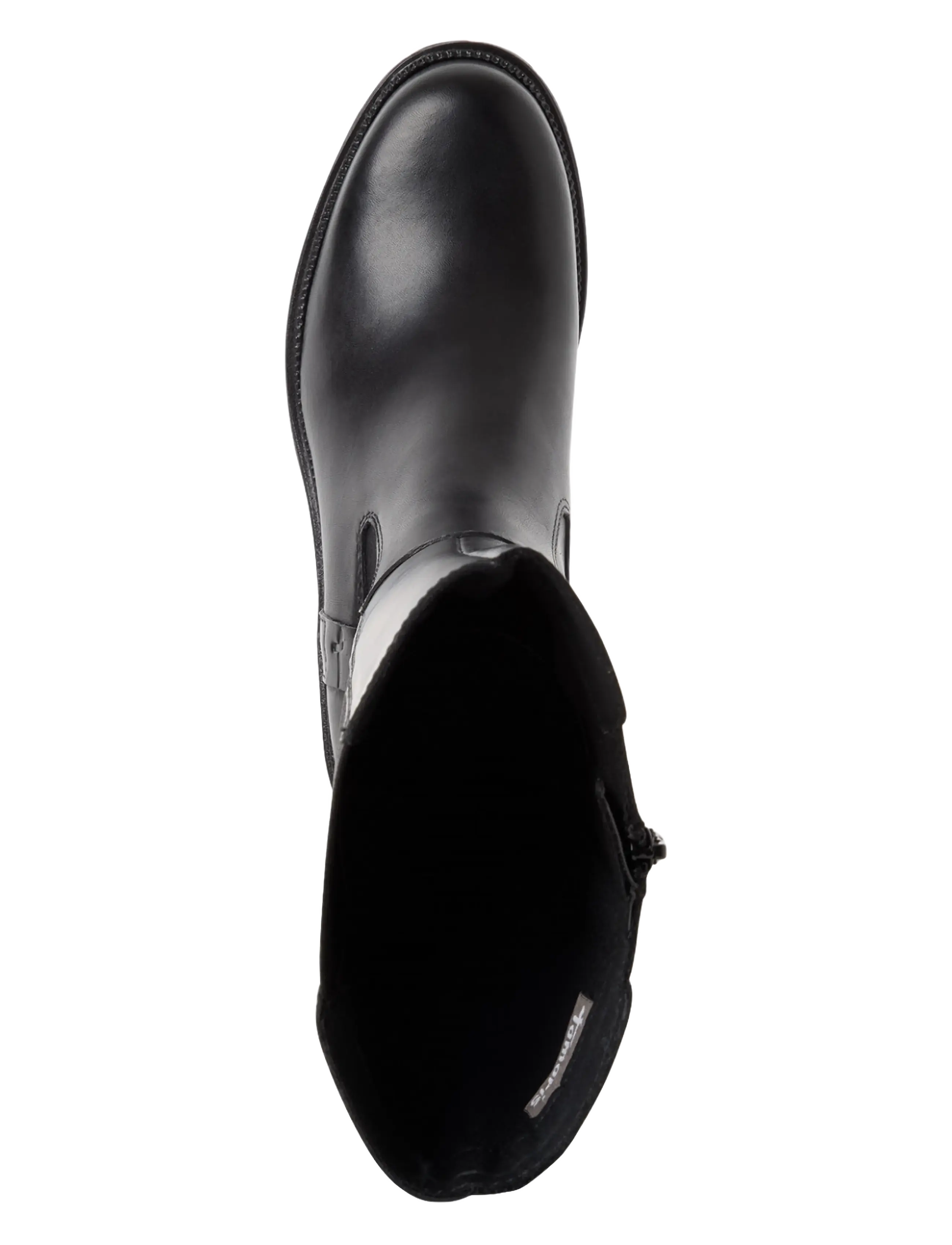 Tamaris - Women Boots - knee high boots - black leather - 4