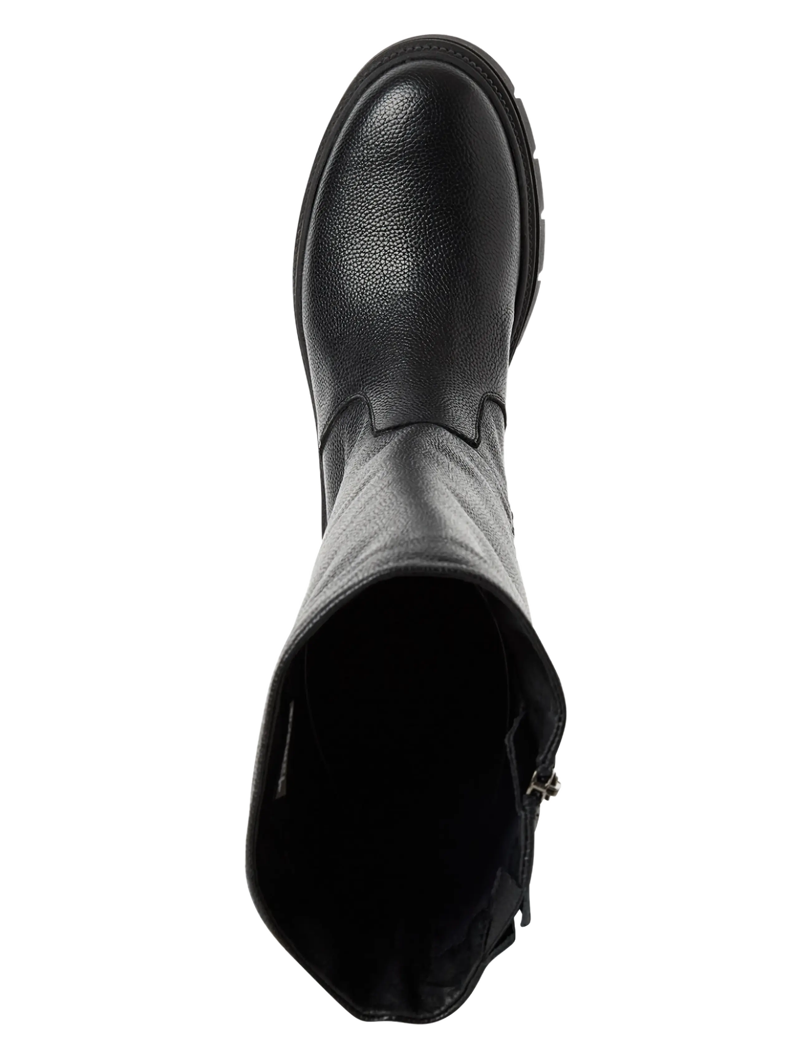Tamaris - Women Boots - knee high boots - black leather - 4