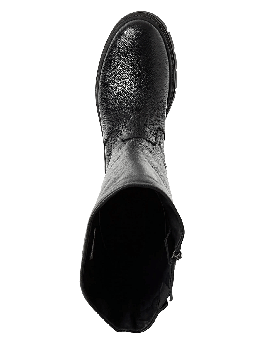 Tamaris - Women Boots - knee high boots - black leather - 4