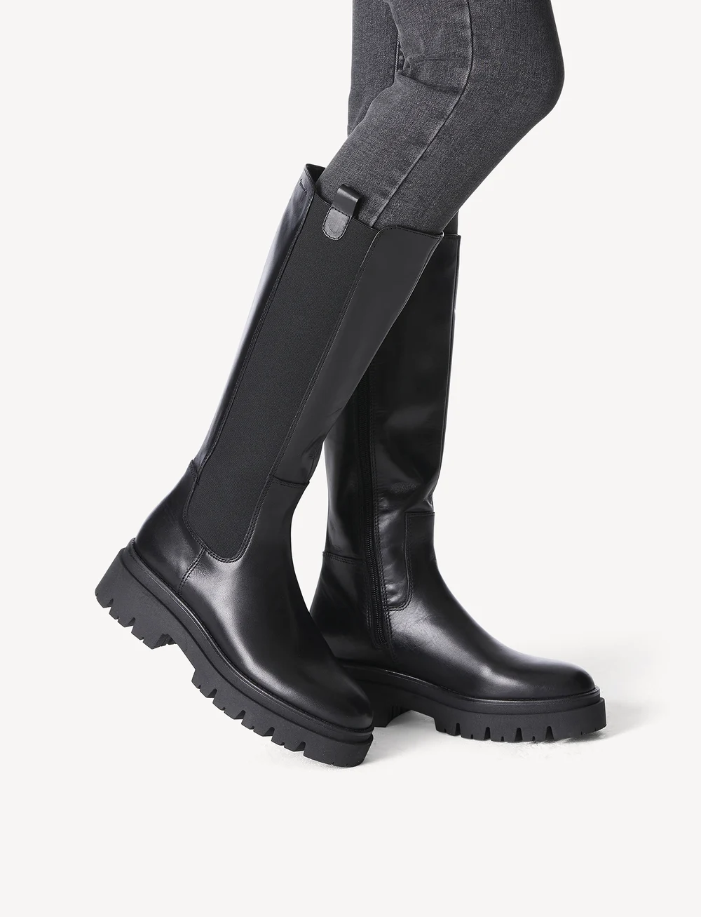 Tamaris - Women Boots - langskaftede støvler - black - 0