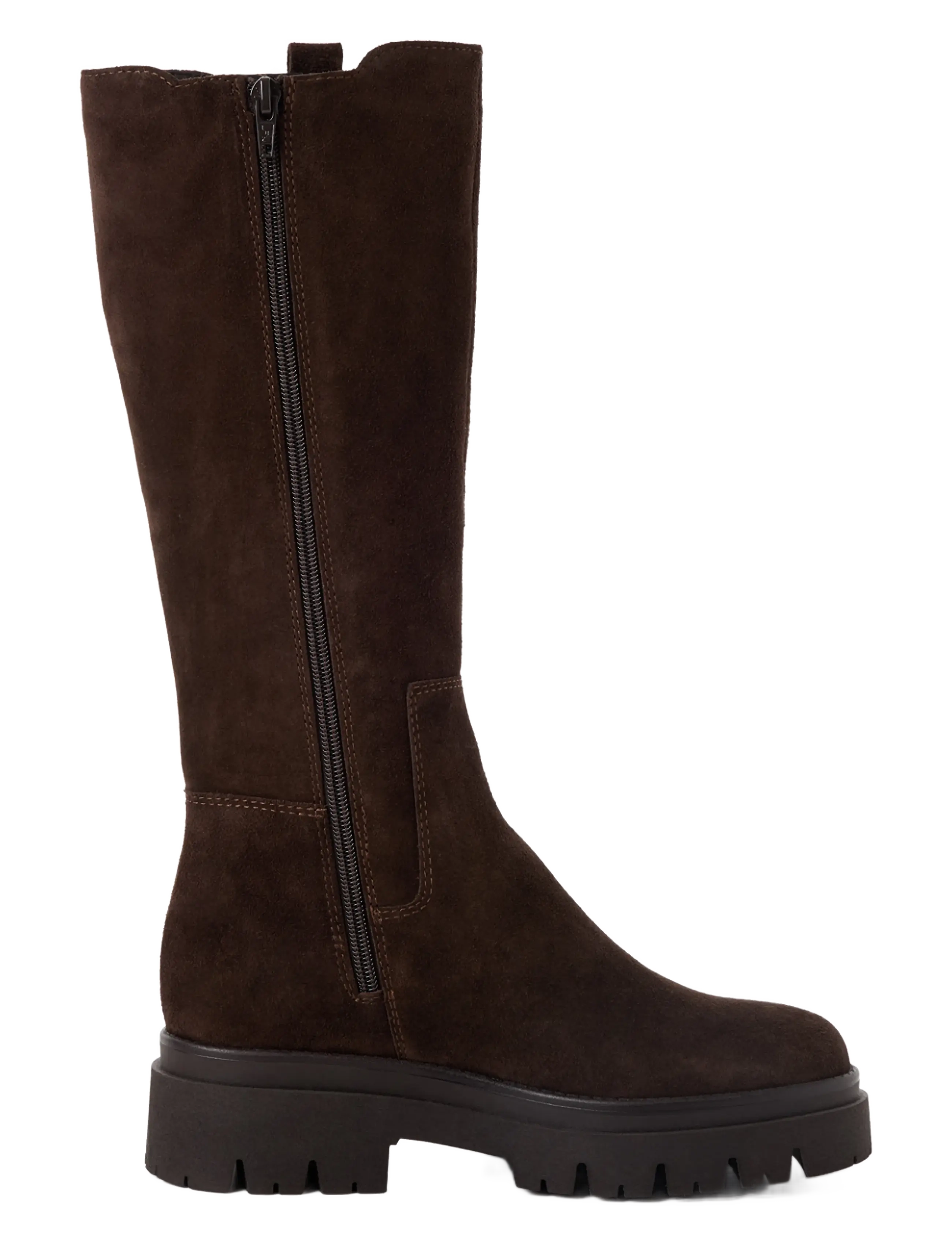 Tamaris - Women Boots - kniehohe stiefel - mocca suede - 2