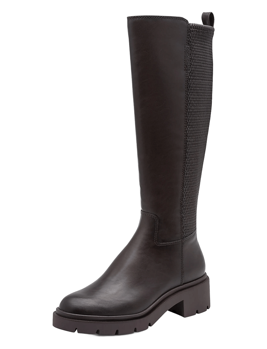 Tamaris - Women Boots - kniehohe stiefel - mocca - 0