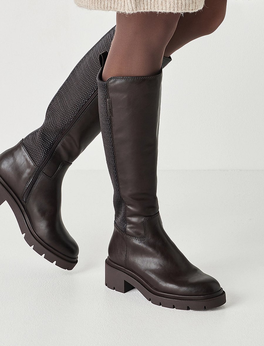 Tamaris - Women Boots - kniehohe stiefel - mocca - 5