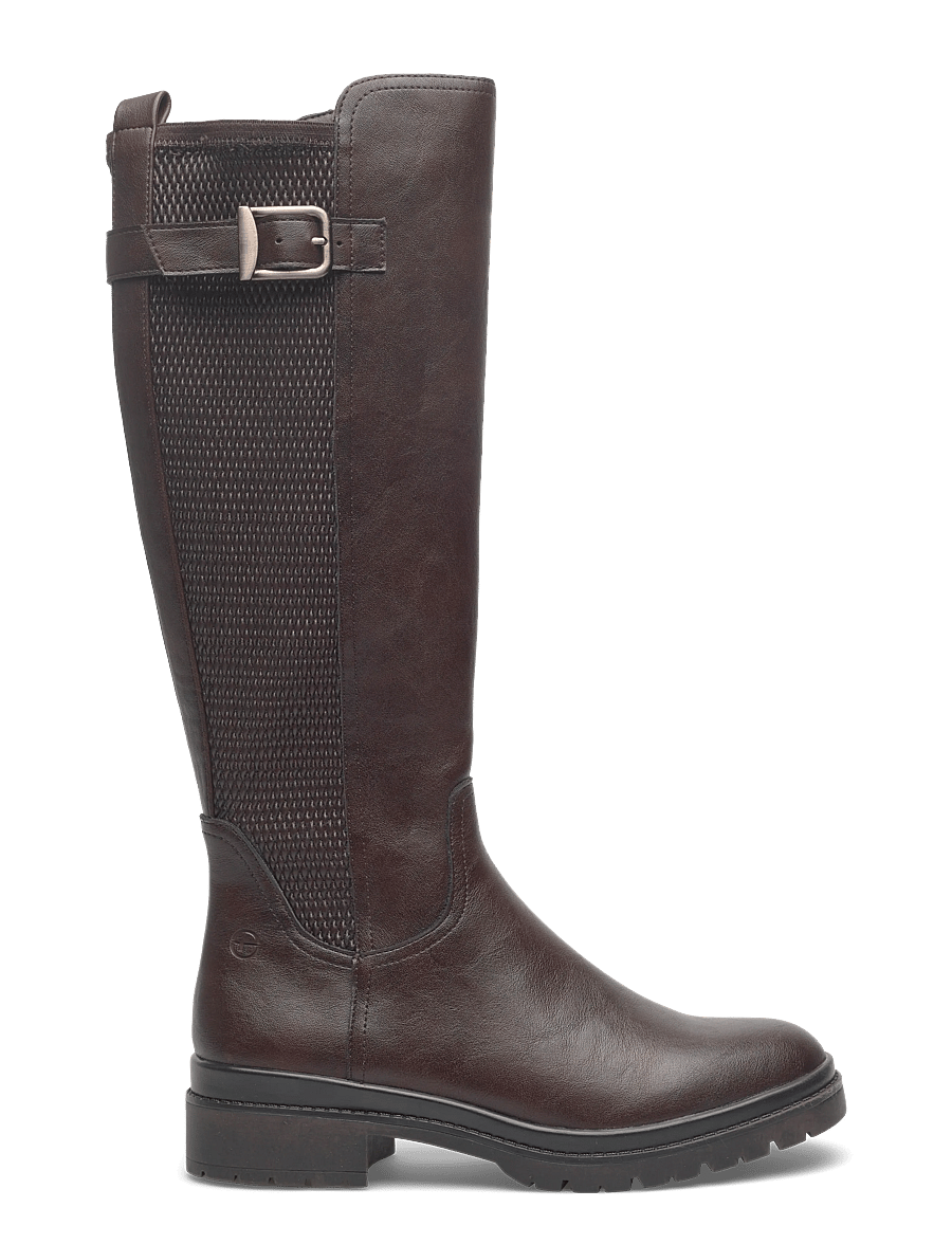 Tamaris - Women Boots - knähöga stövlar - mahogany - 1