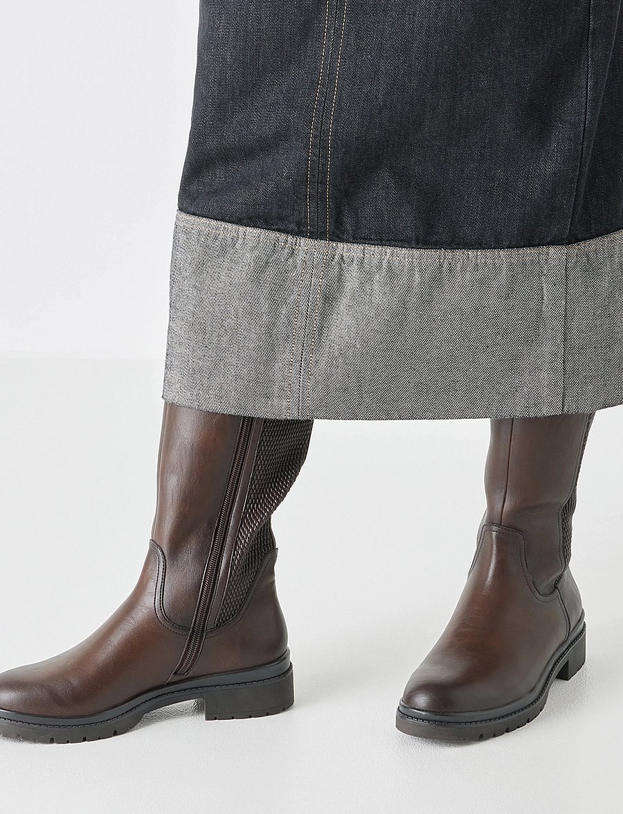Tamaris - Women Boots - knähöga stövlar - mahogany - 5