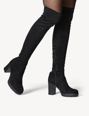 Tamaris - Women Boots - Ülepõlve saapad - black - 5