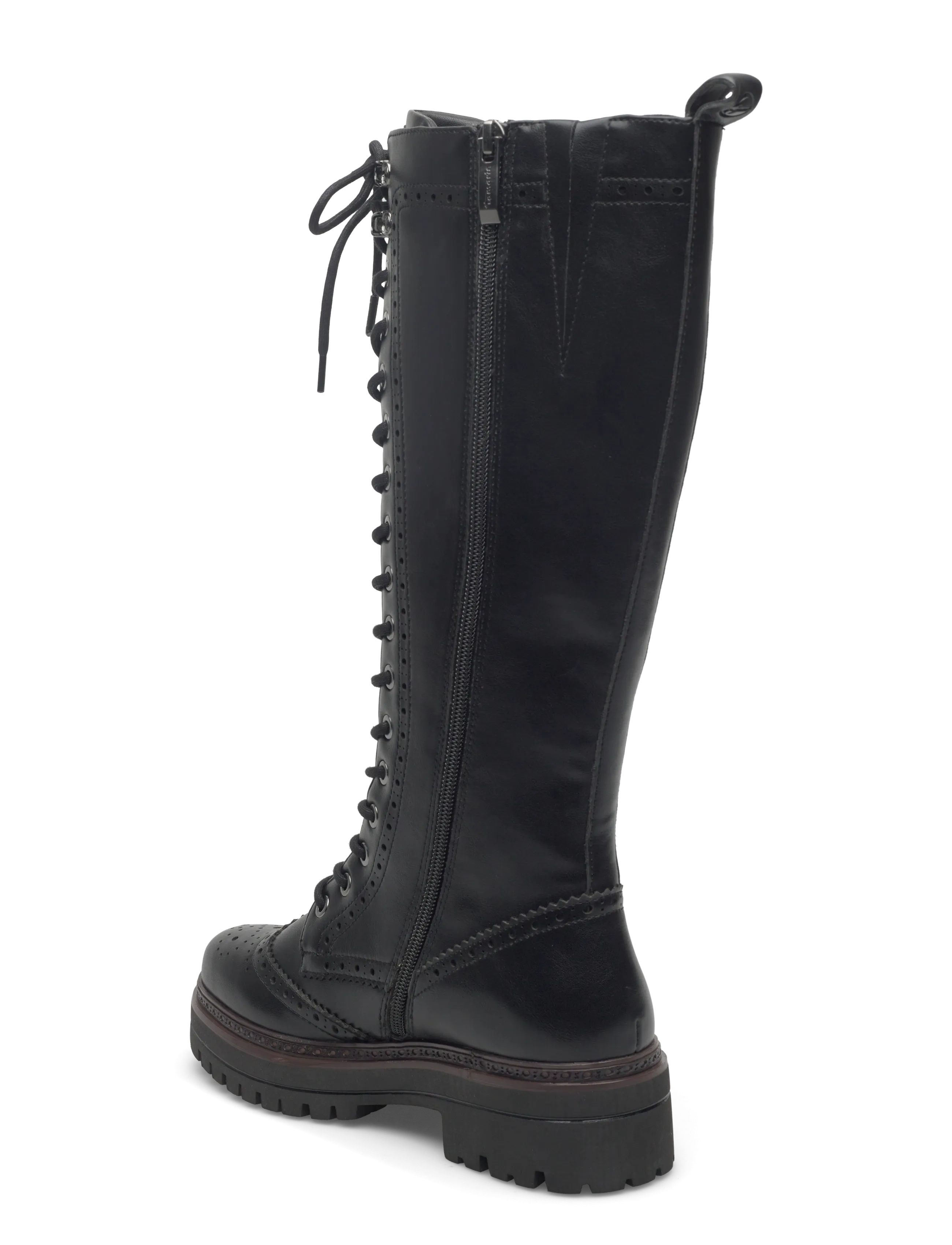 Tamaris - Women Boots - langskaftede støvler - black matt - 2