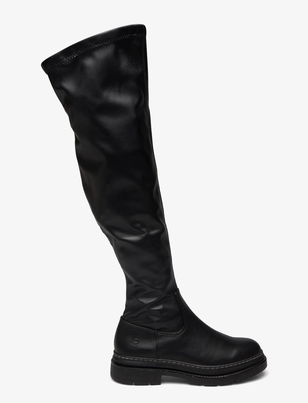 Tamaris - Women Boots - pitkävartiset saappaat - black - 1