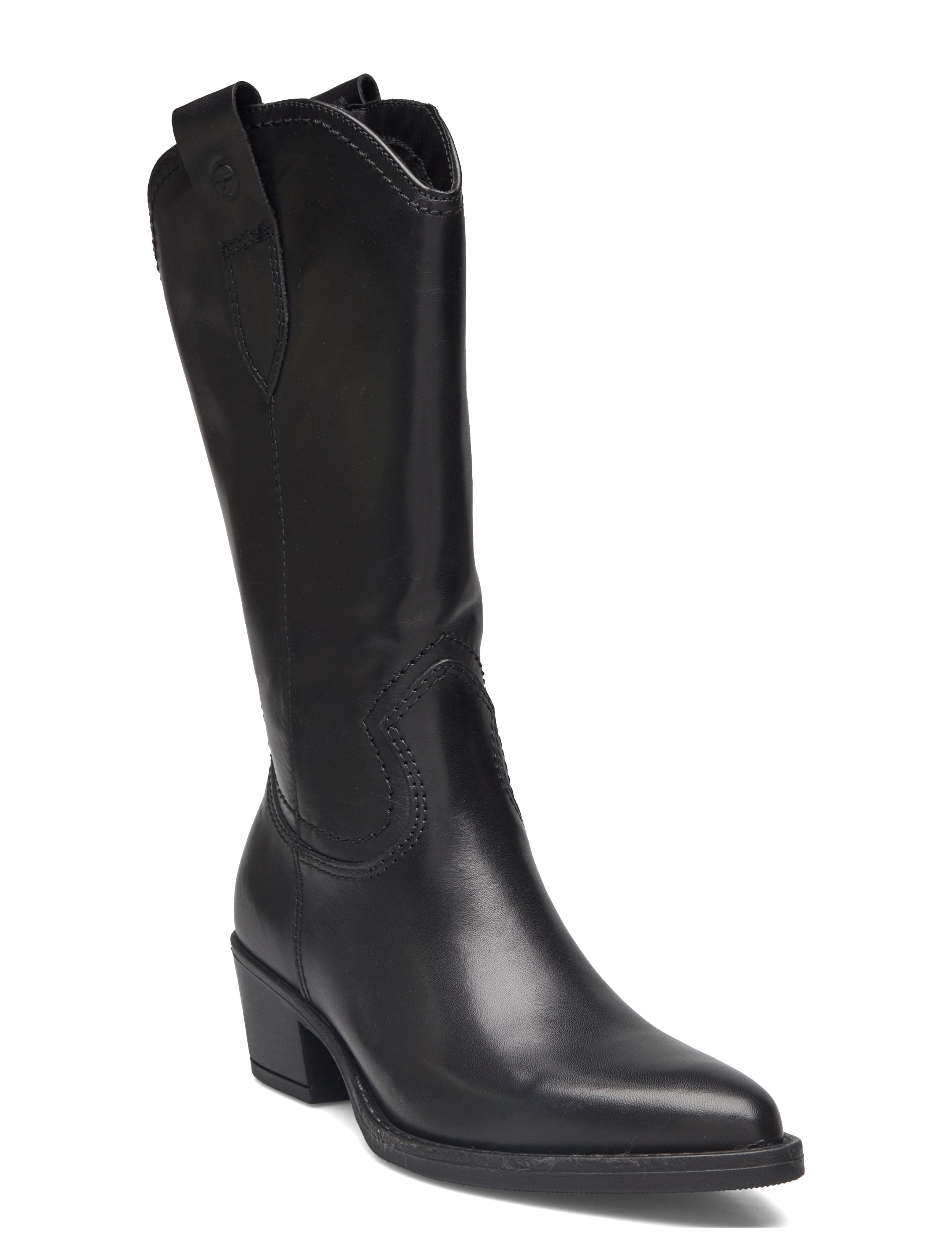 Tamaris Women Boots - Transitional Layering - BLACK LEATHER / black