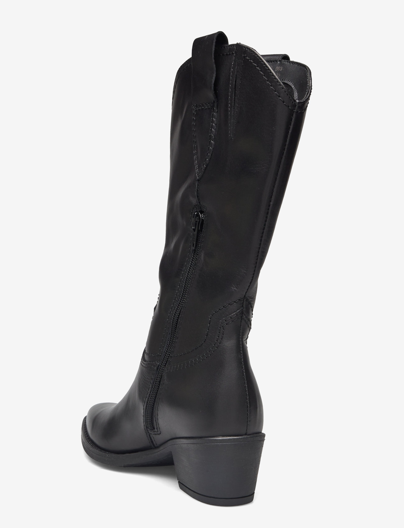Tamaris - Women Boots - cowboy-boots - black leather - 2