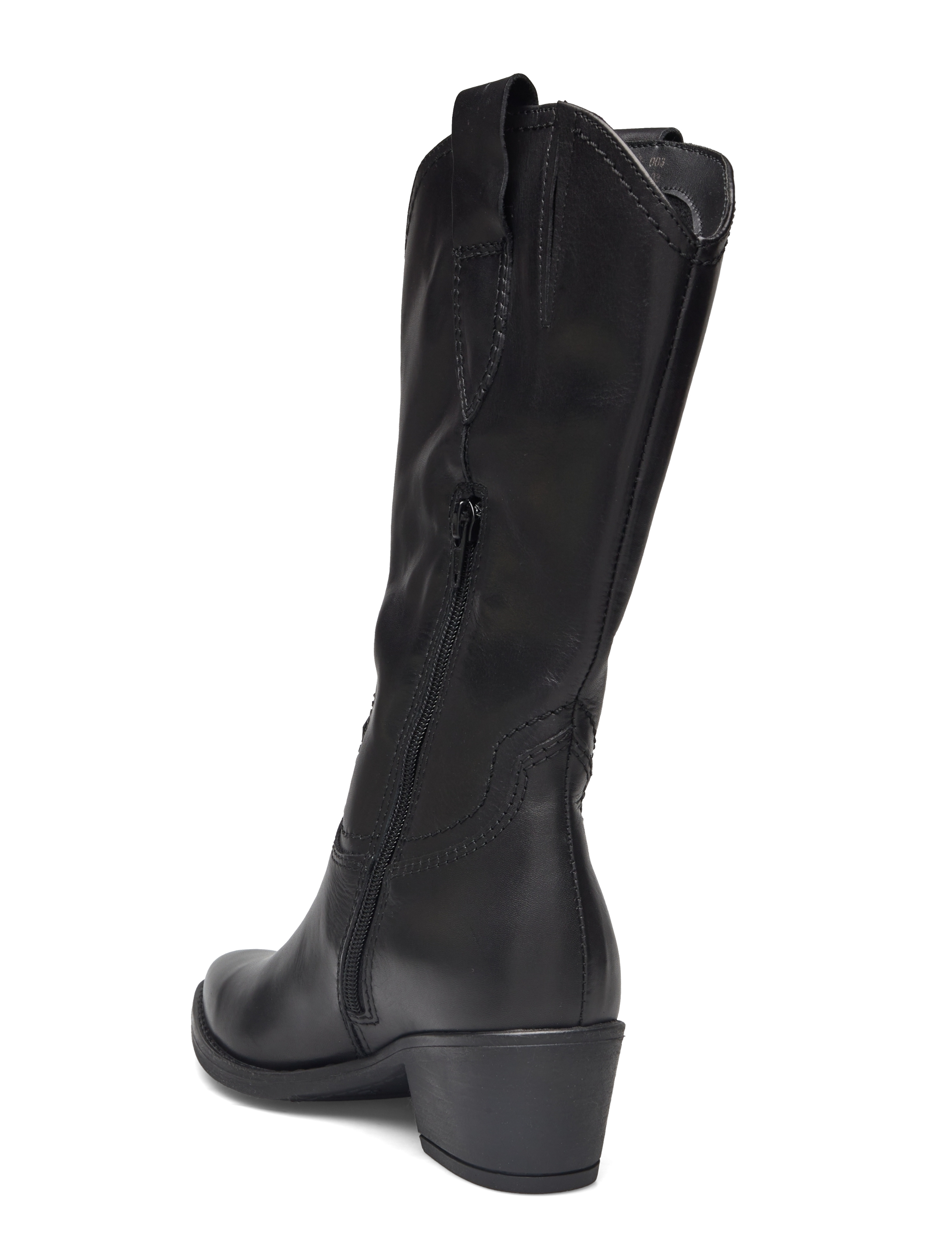 Tamaris - Women Boots - cowboy-boots - black leather - 2