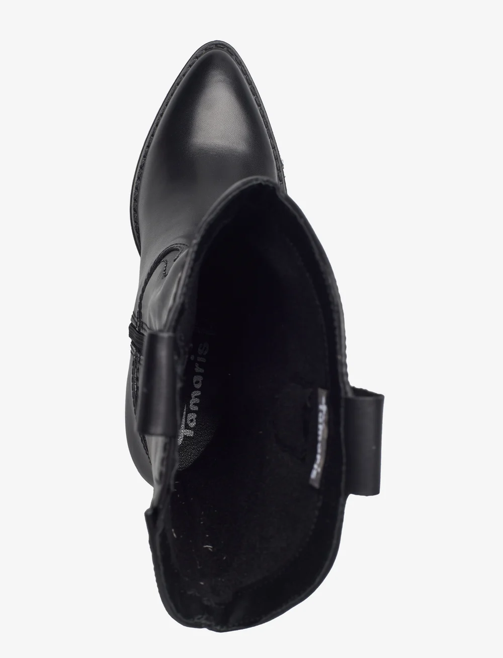Tamaris - Women Boots - cowboystøvler - black leather - 3