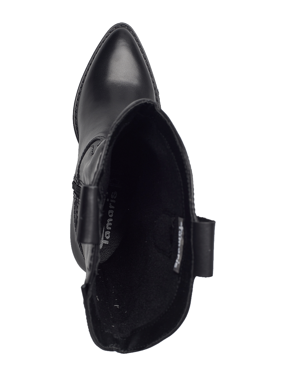 Tamaris - Women Boots - cowboy-boots - black leather - 3