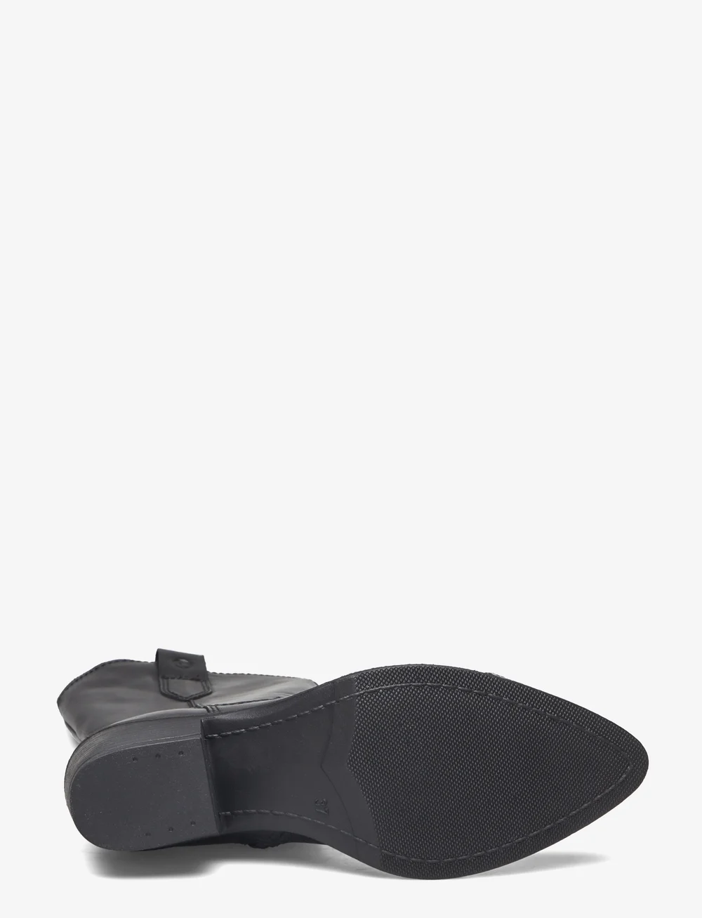 Tamaris - Women Boots - cowboystøvler - black leather - 4