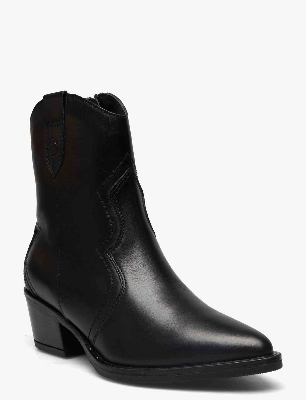 Tamaris - Women Boots - stövletter - black leather - 0