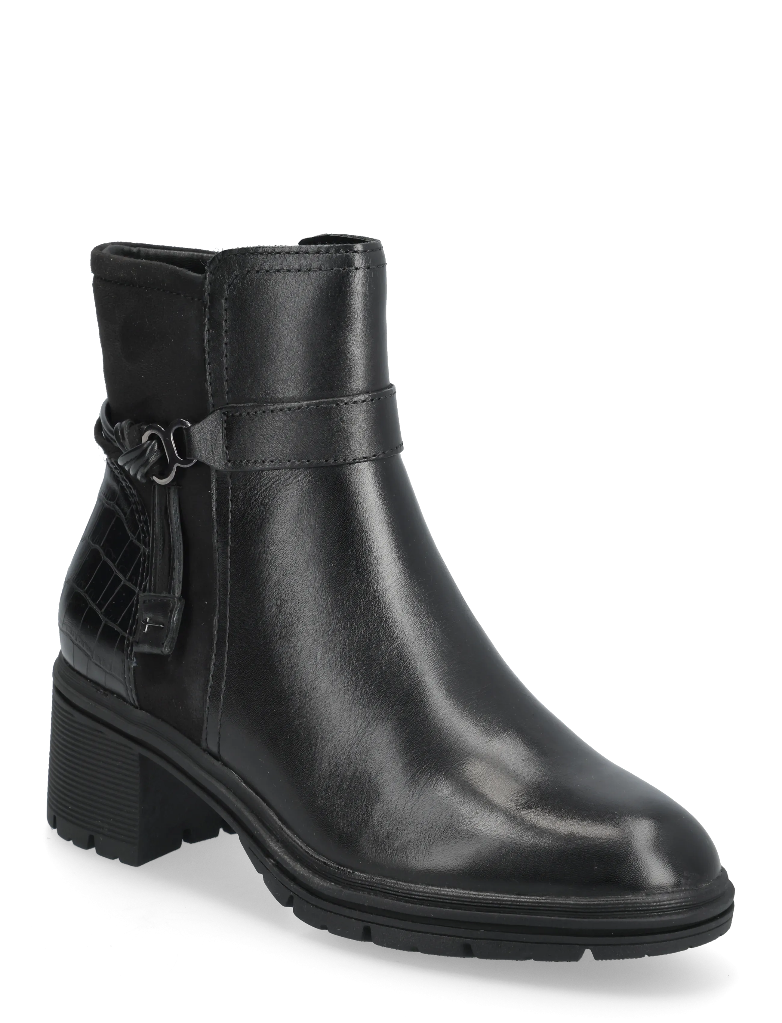 Tamaris Women Boots, 38, Ankle Schwarz - Boots With Heel, Frauen