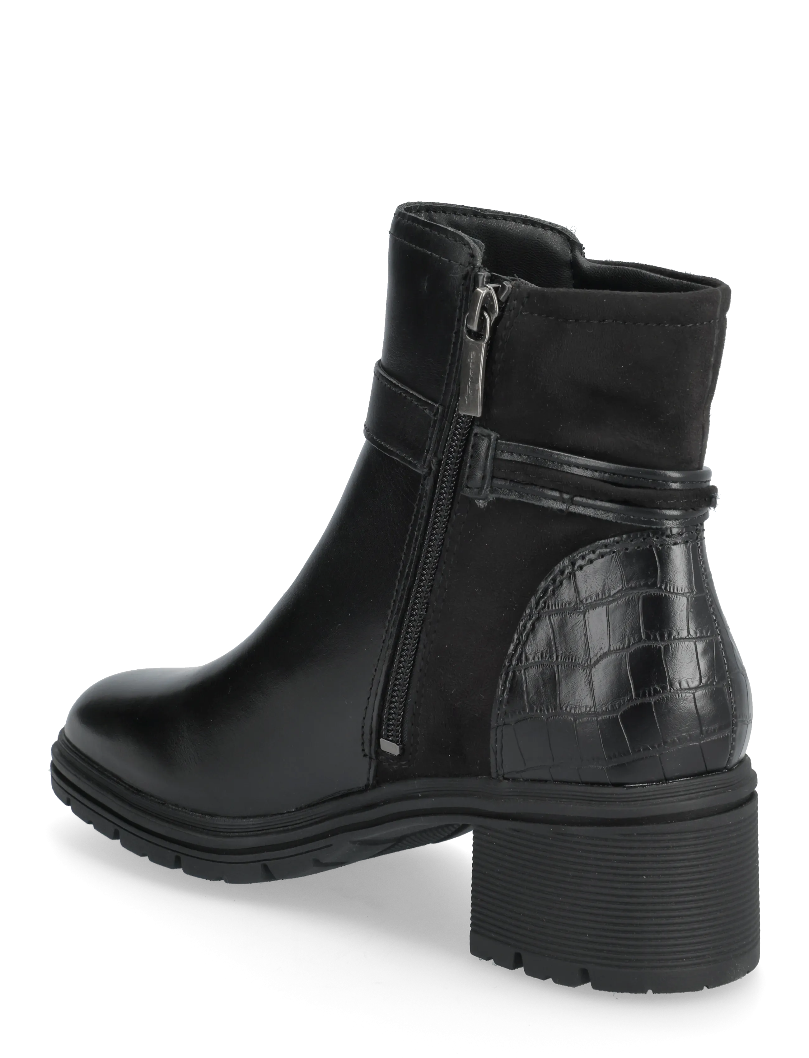 Tamaris - Women Boots - kontsaga poolsaapad - black - 2
