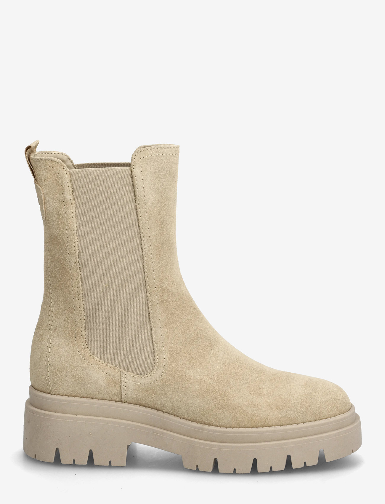 Tamaris - Women Boots - flade ankelstøvler - beige suede - 1