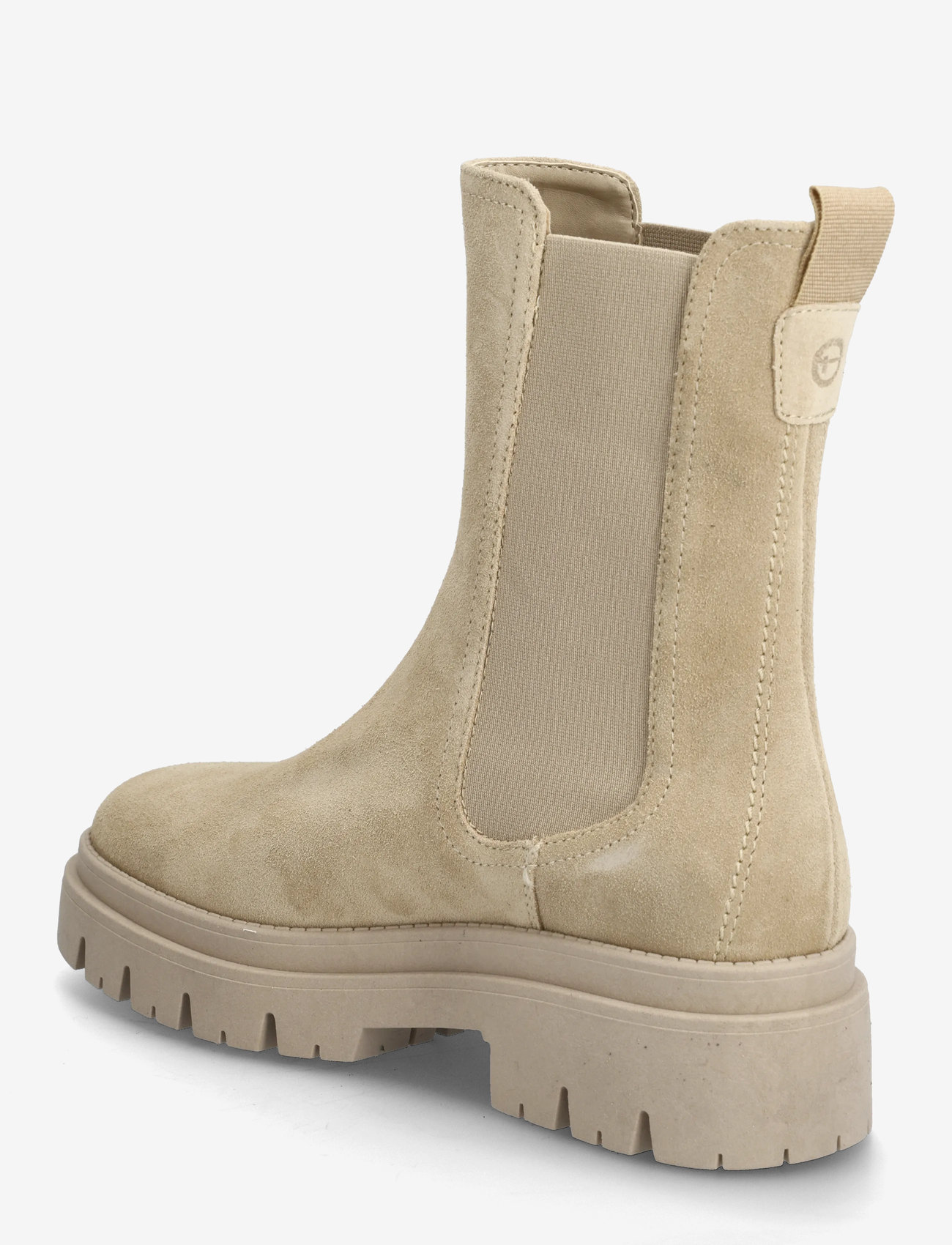 Tamaris - Women Boots - flade ankelstøvler - beige suede - 2