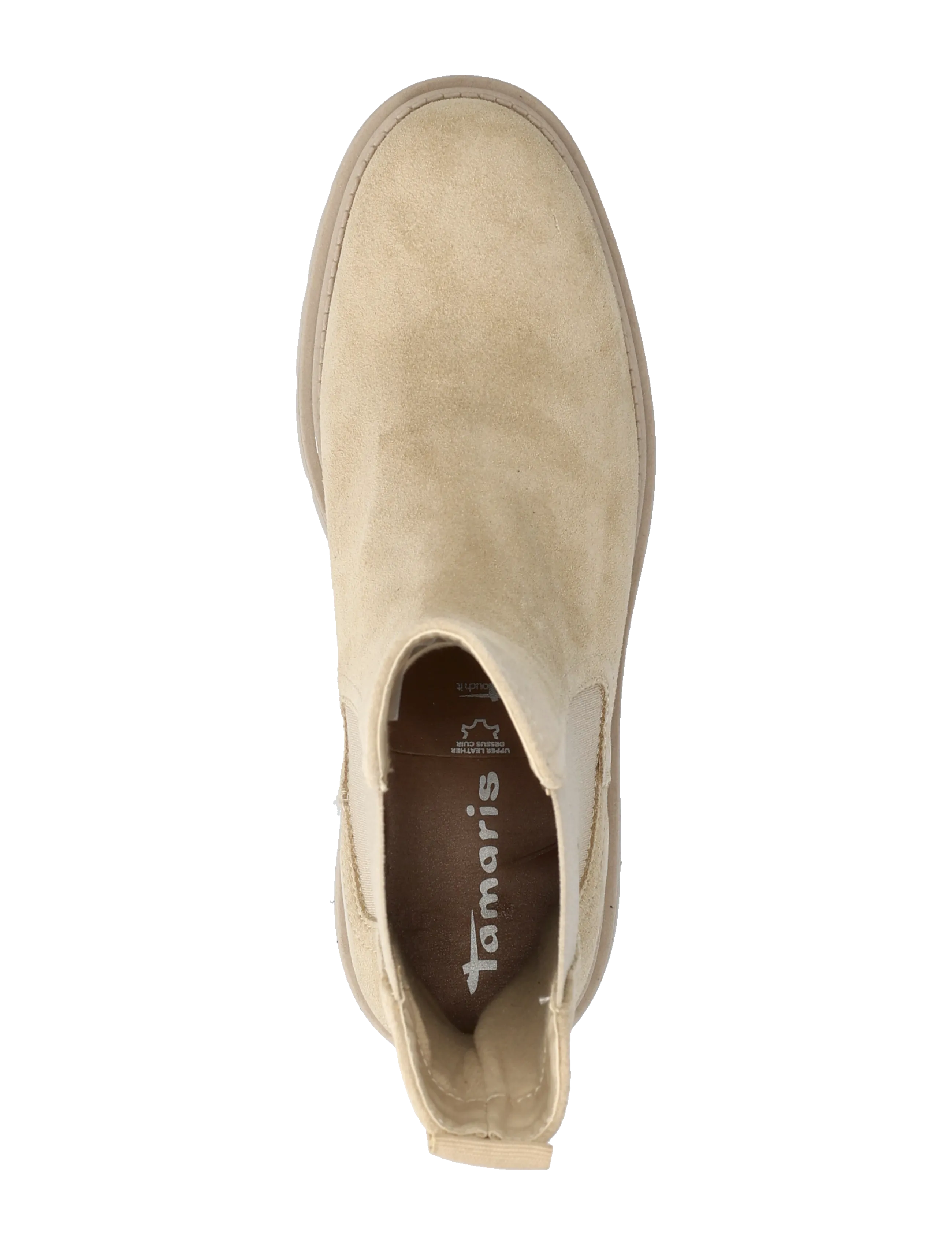 Tamaris - Women Boots - flache stiefeletten - beige suede - 3