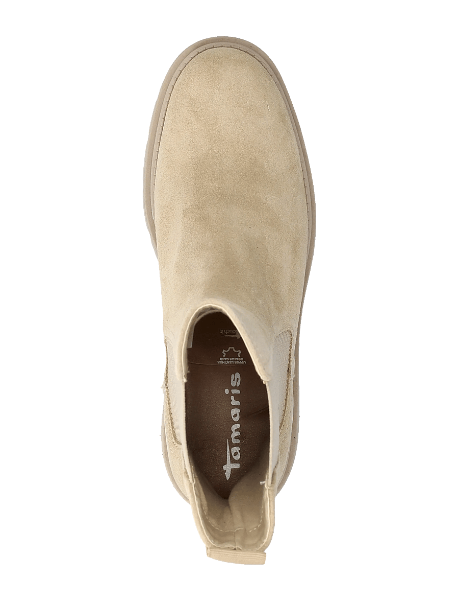 Tamaris - Women Boots - flache stiefeletten - beige suede - 3