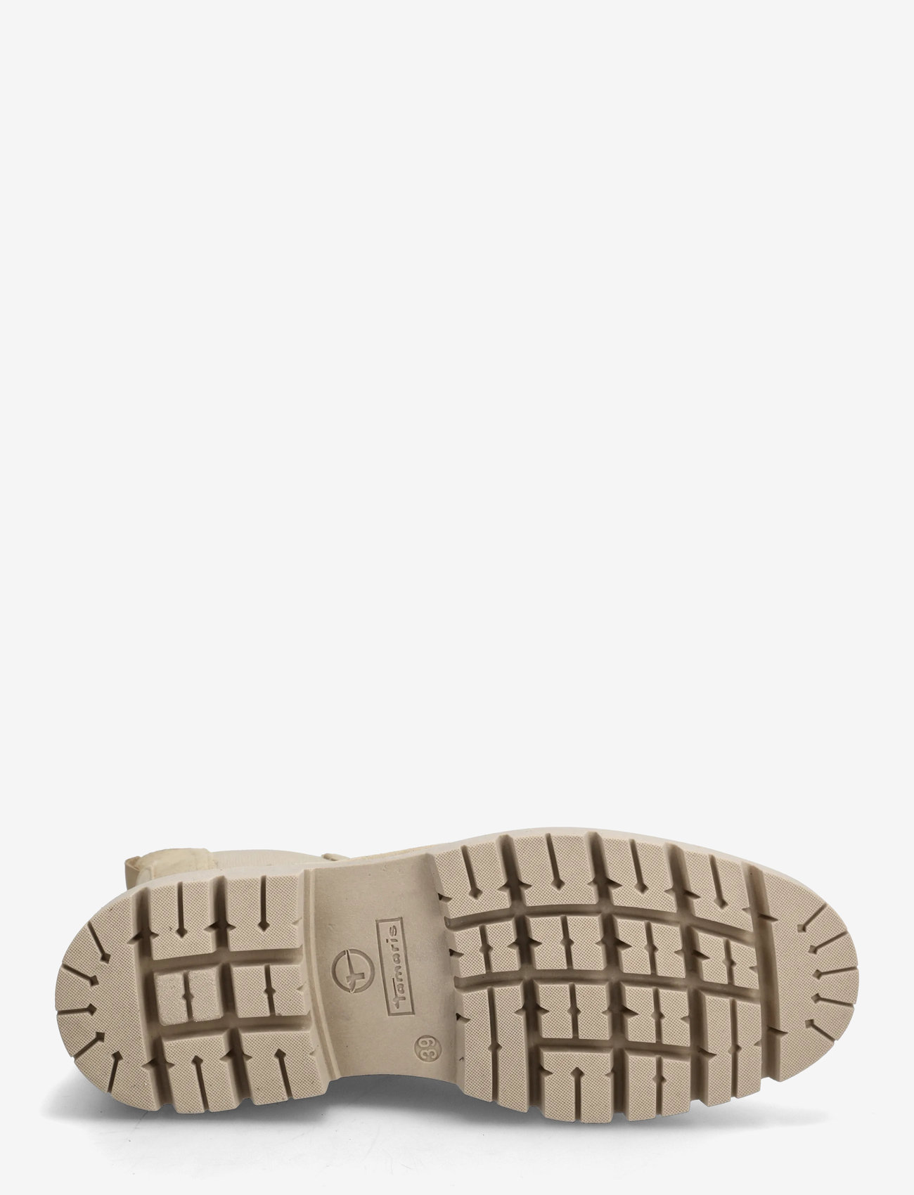 Tamaris - Women Boots - flade ankelstøvler - beige suede - 4