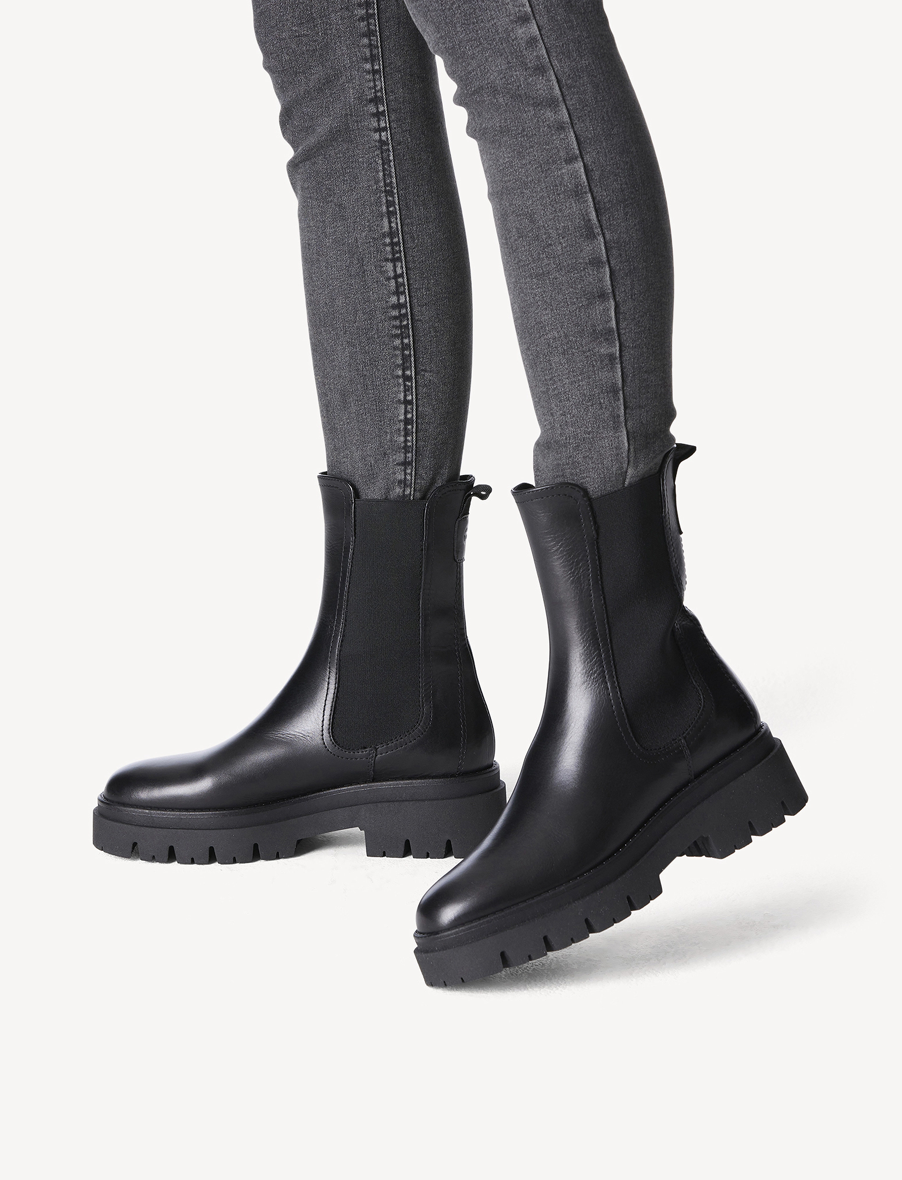 Tamaris Women Boots, 40, Ankle Schwarz - Boots Flat Heel, Frauen