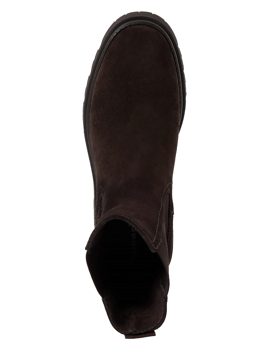 Tamaris - Women Boots - flat ankle boots - mocca suede - 5
