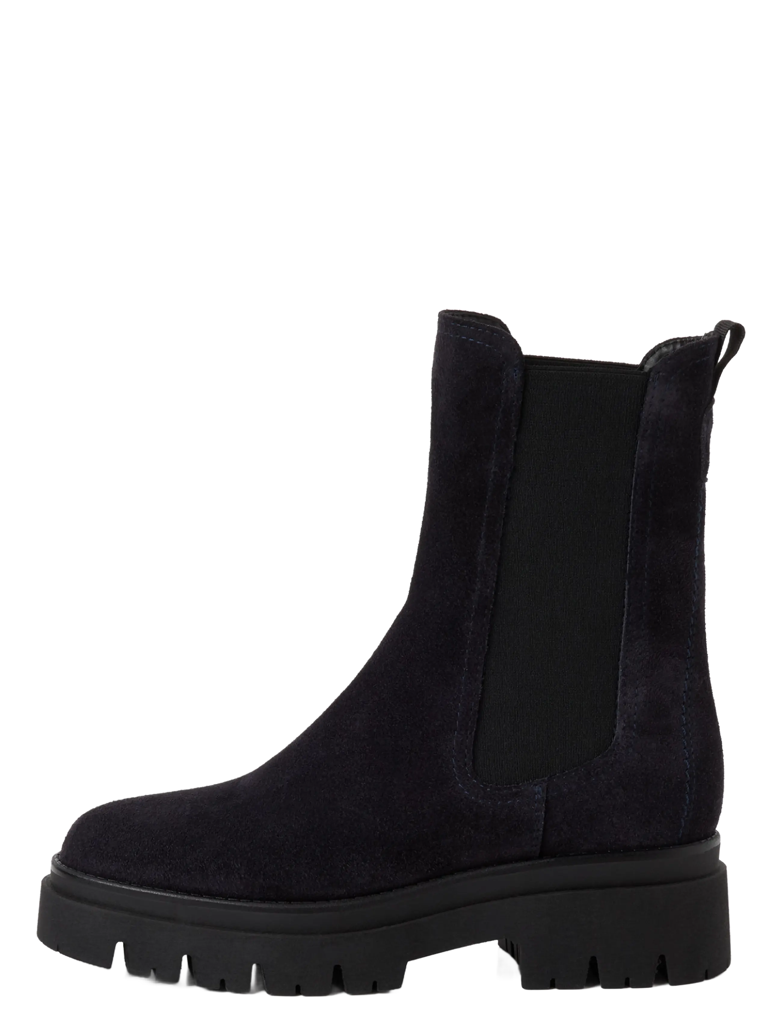 Tamaris - Women Boots - madalad poolsaapad - navy suede - 1