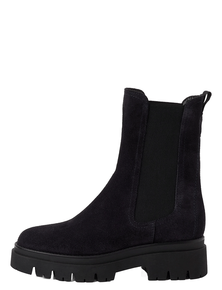 Tamaris - Women Boots - madalad poolsaapad - navy suede - 1