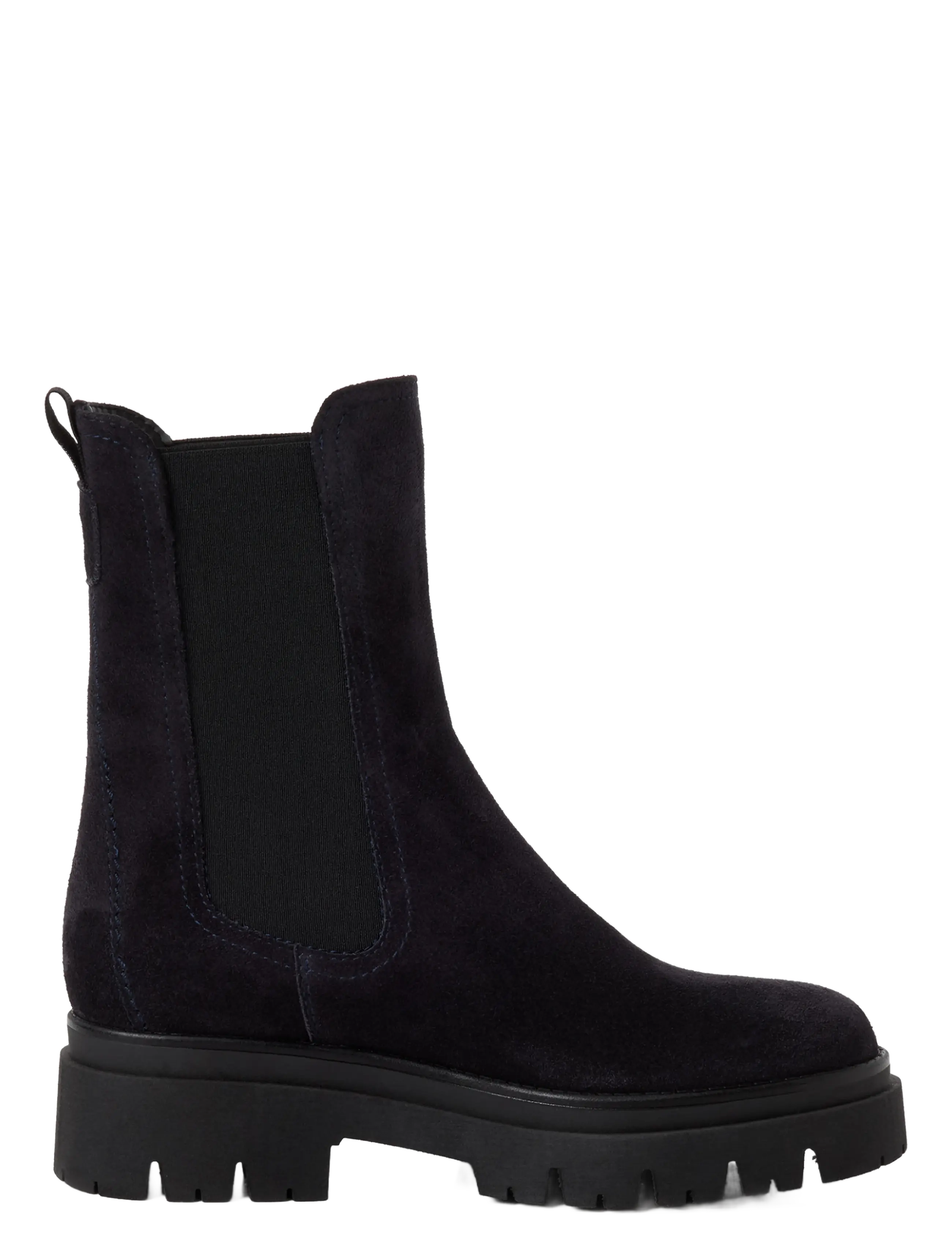 Tamaris - Women Boots - madalad poolsaapad - navy suede - 2