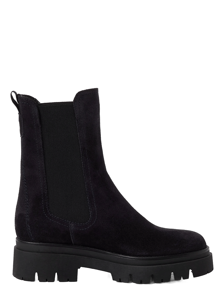 Tamaris - Women Boots - madalad poolsaapad - navy suede - 2