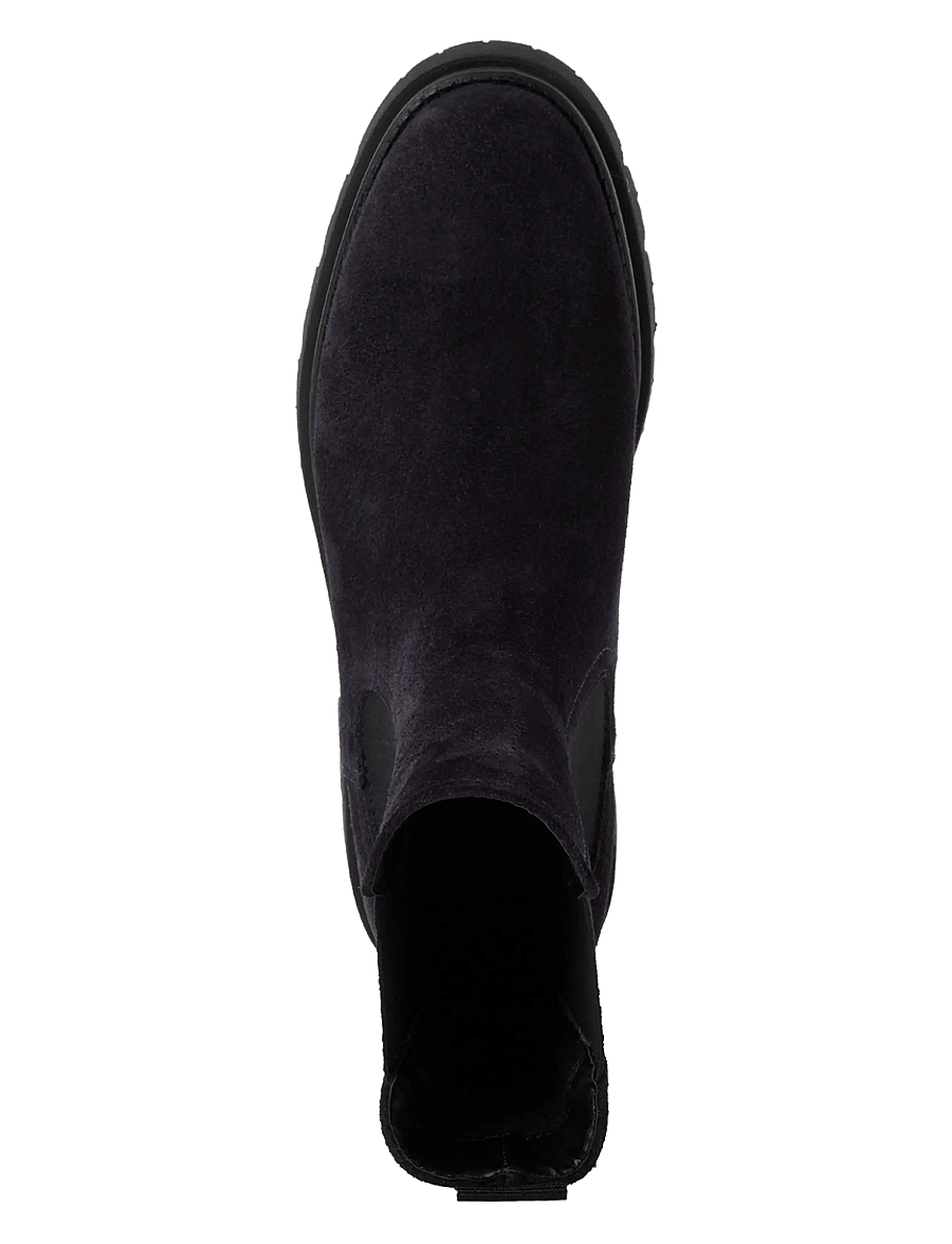 Tamaris - Women Boots - madalad poolsaapad - navy suede - 4
