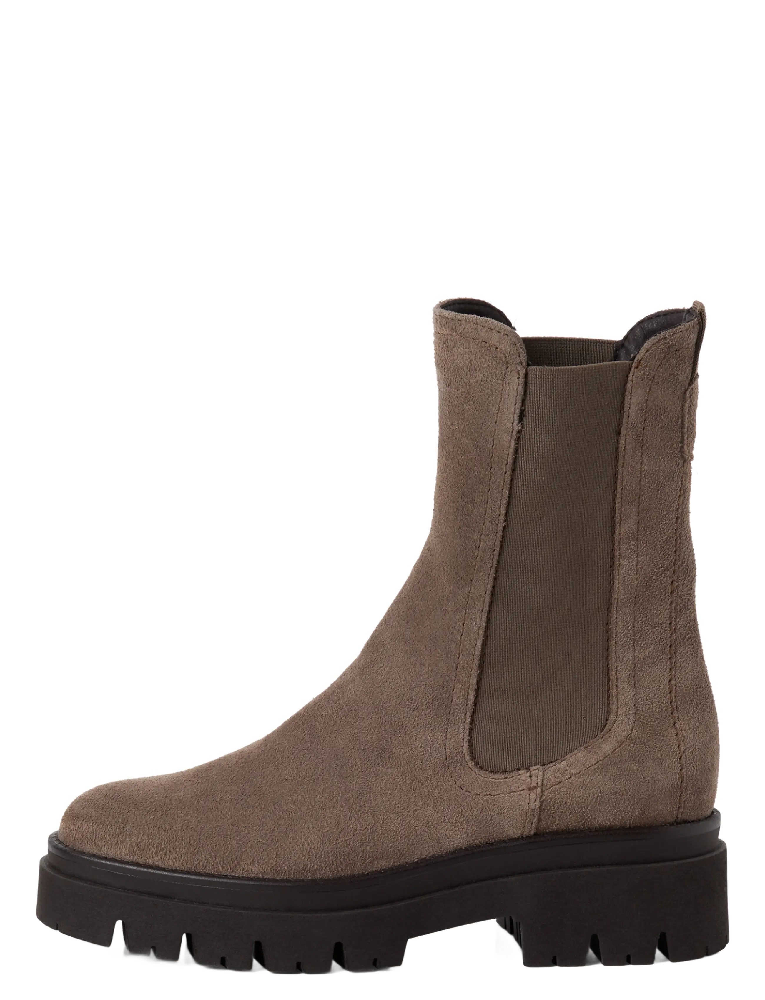 Tamaris - Women Boots - flache stiefeletten - taupe suede - 1