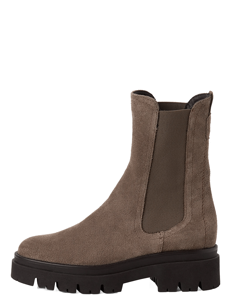 Tamaris - Women Boots - flache stiefeletten - taupe suede - 1