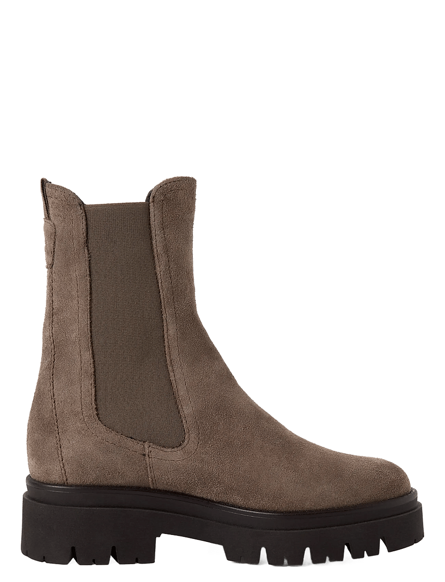 Tamaris - Women Boots - flache stiefeletten - taupe suede - 2