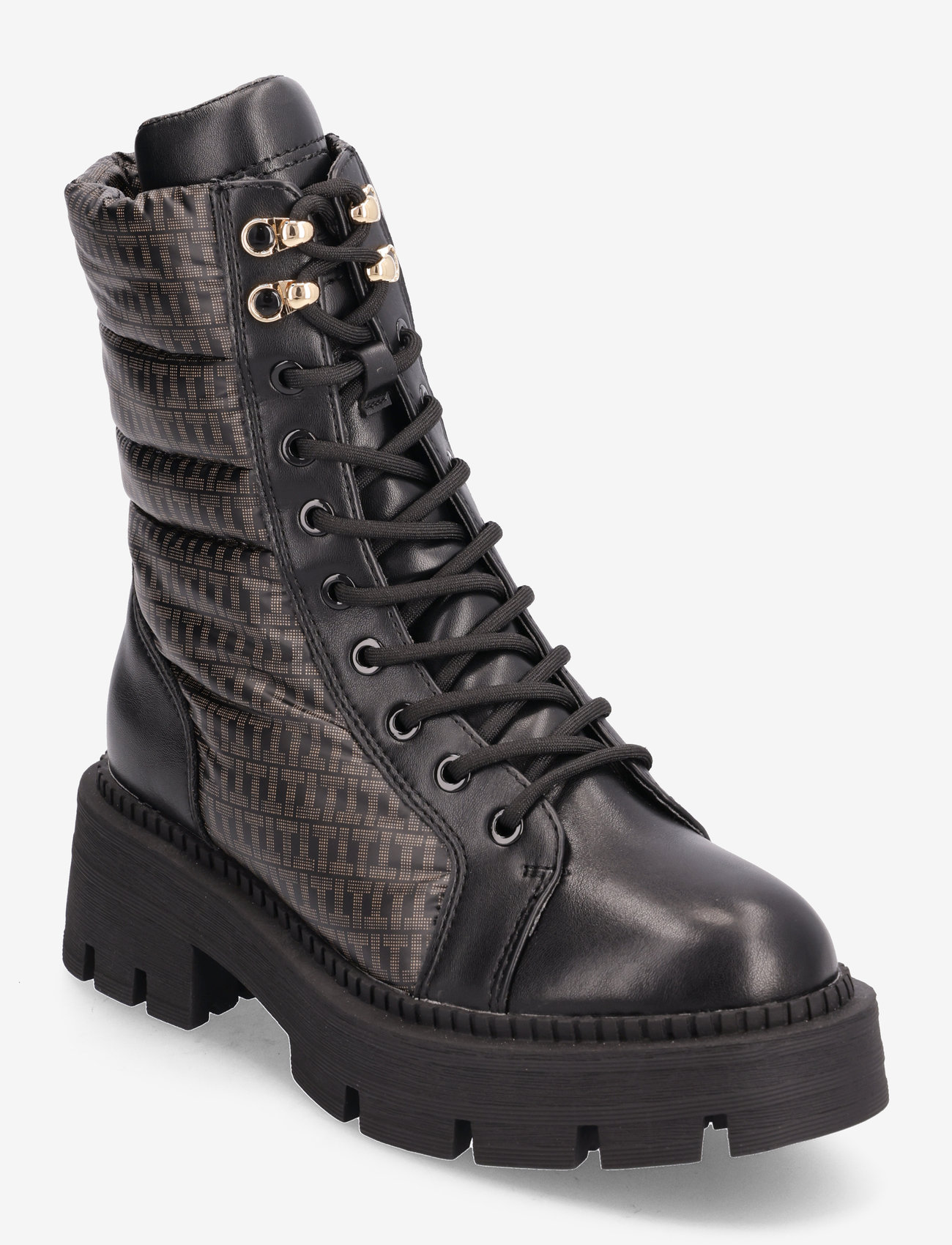 Tamaris - Women Boots - Šņorējami zābaki - black comb - 0