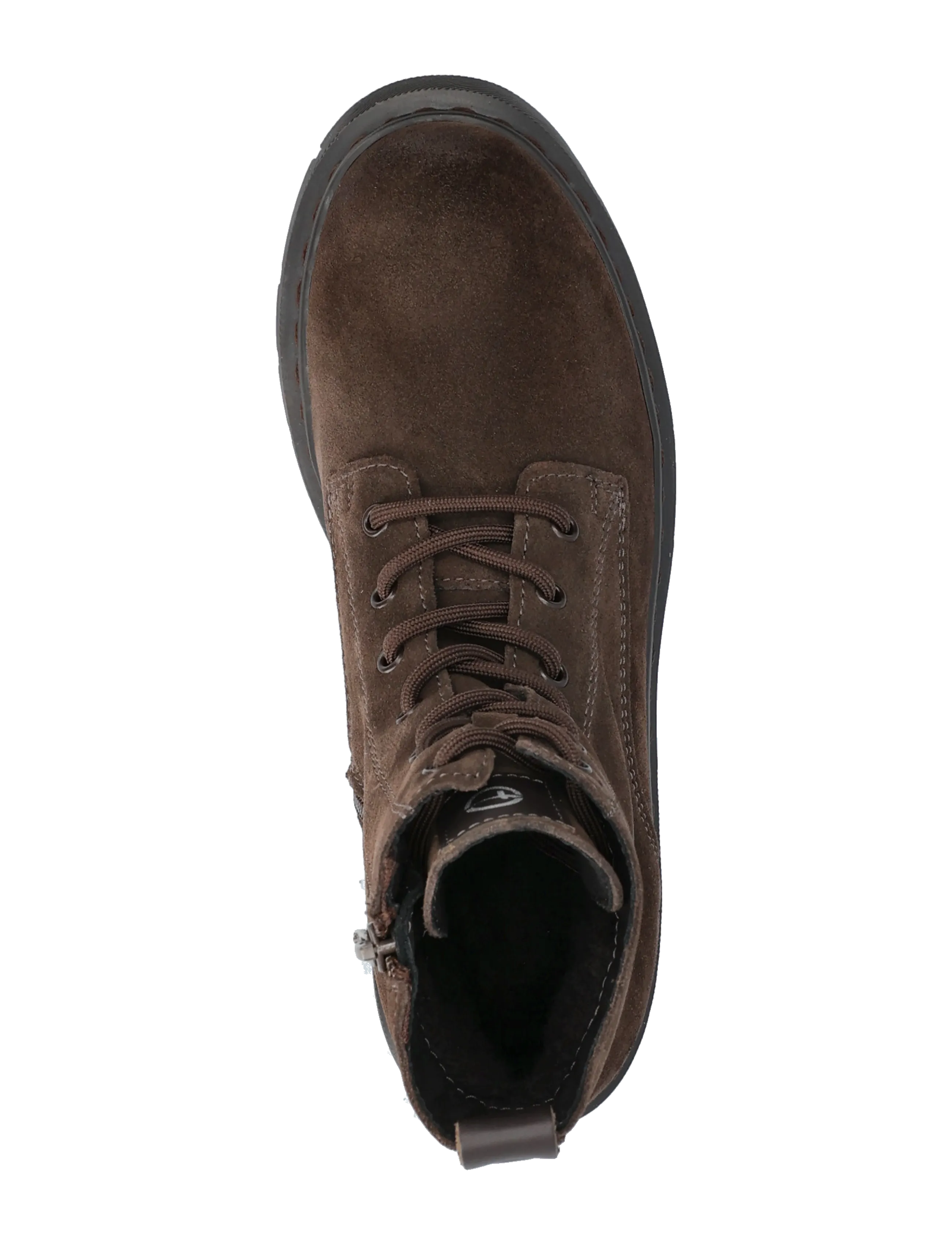 Tamaris - Women Boots - lygiapadžiai aulinukai iki kulkšnių - mocca suede - 3