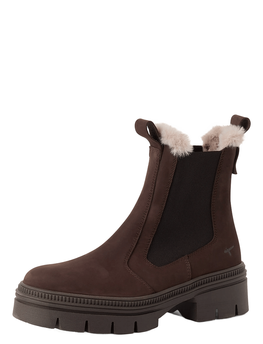 Tamaris - Women Boots - saapad - mocca nubuc - 0