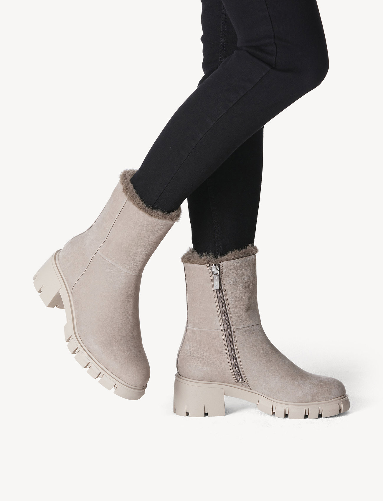 Tamaris - Women Boots - flache stiefeletten - taupe - 1