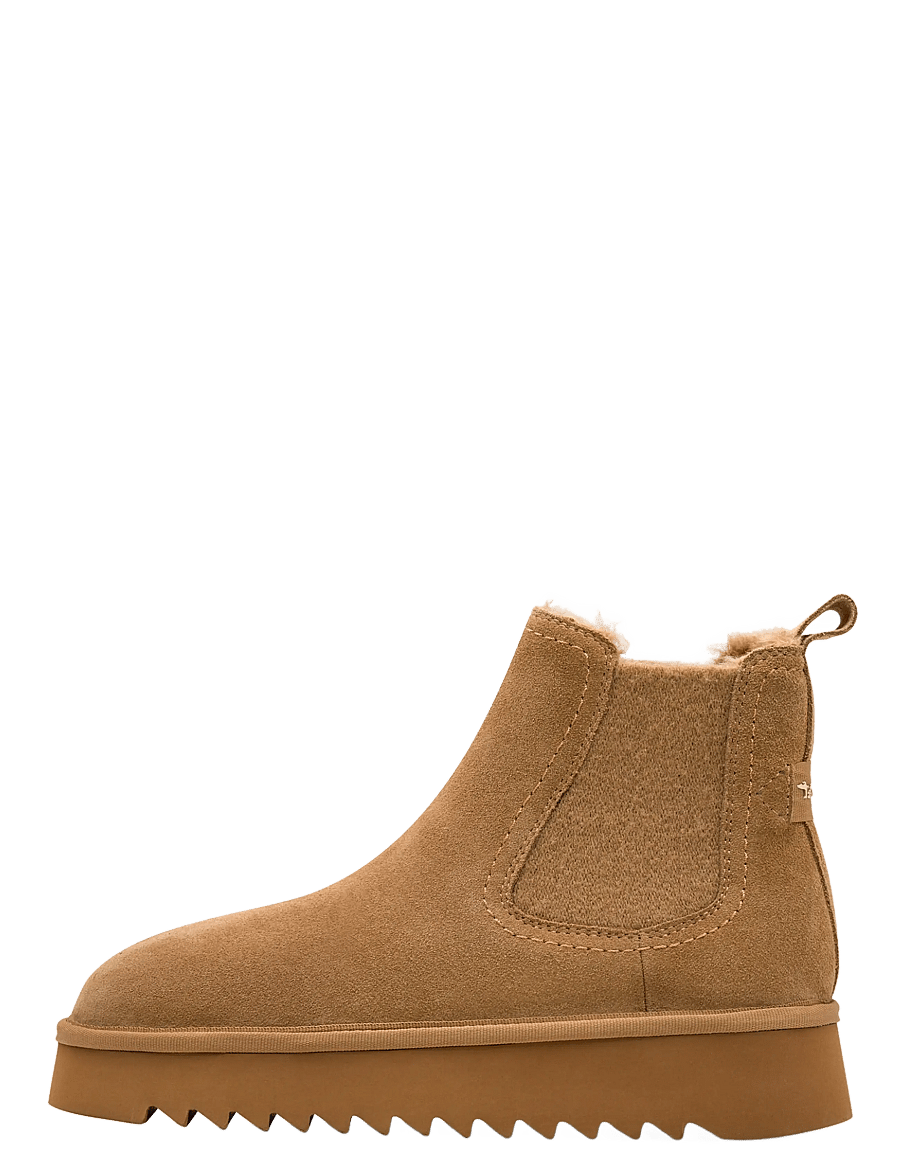 Tamaris - Women Boots - flade ankelstøvler - sand - 1
