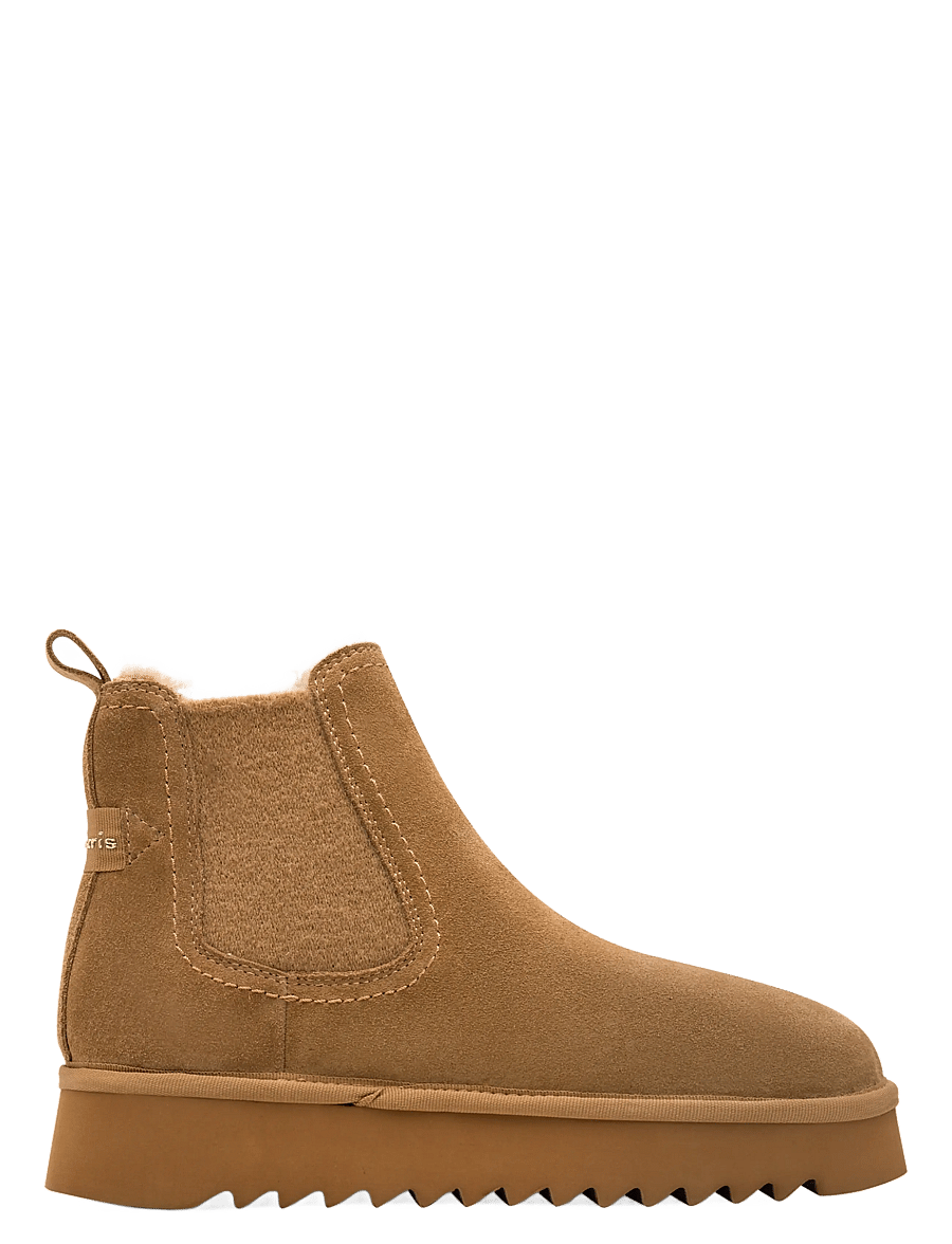Tamaris - Women Boots - flade ankelstøvler - sand - 2